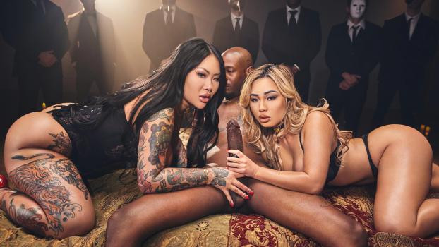 Kazumi & Connie Perignon’s Wild Threesome at the Ultimate Sex Party