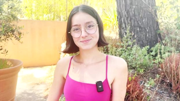 Penelope’s Wild First Time in the South of France – 19-Year-Old Brunette Unleashed