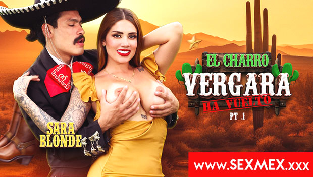 Sara Blonde’s Steamy Showdown: SexMex Western Passion