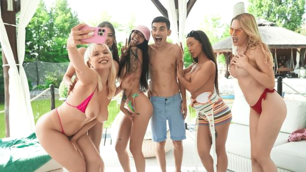 Sex on the Lake: Vera Jarw, Cara Mella, Luna Bunny, Maya Rose, Sooky Sin in Wet and Wild Action